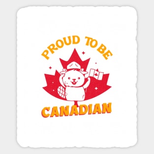 Proud to be Canadian! Sticker